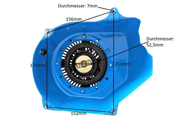 Štartér pre elektrocentrálu GUDE GSE 4701 RS, 40729-01101