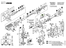 O-krúžok 22,0 × 4,0 mm pre vŕtacie kladivo BOSCH GBH 5-38 D, GBH 5-40 DE, GBH 7-45 DE, 1 610 210 079