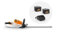 STIHL HSA 50 akkumulátoros sövényvágó szett, 2x AK 10 akkumulátorral és töltővel