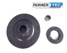 Clutch drum 3/8″, 7 teeth for Chinese chainsaws 38 cc, FARMERTEC