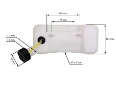 PALIVOVÁ NÁDRŽ ČÍNSKE KROVINOREZY 43cc 52cc