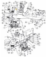 ND MTD Remenica, napínacia kladka, 756-04224