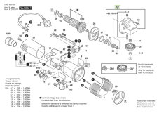 ND BOSCH Prevodová skriňa pre elektrické náradie GWS 780 C, GWS 6-155, GWS 8-125, GWS 850 C, GWS 850 CE, 1 605 806 466