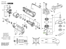 ND BOSCH Páka pre uhlovú brúsku PWS 720-115, PWS 750-125, 2 609 002 205
