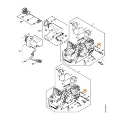 ND STIHL Čap pre reťazovú pílu 029, 039 MS 180, MS 391, MS 311, MS 170, MS 211,1123 162 5200