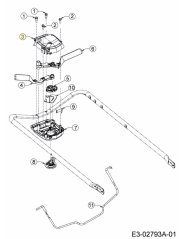 ND MTD Dolný kryt ovládania 731-07764A