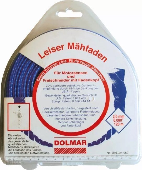 Žacia struna MAKITA tichá 2mm 120m, 369224062