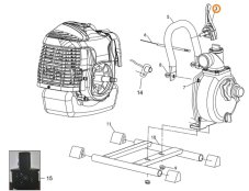 ND HECHT Páčka plynu HECHT 343 od 2019, 343010003 (43b)