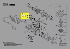 Odrušovací filter pre uhlovú brúsku BOSCH GWS 750, GWS 7-115, GWS 880, 1 619 P15 041