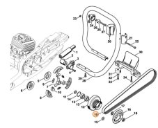 ND STIHL Klinový remeň pre rozbrusovaciu pílu TS 700, 4PK924LB, 9490 000 7920