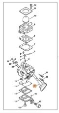 ND STIHL Gombik otočný pre fukar BG 56, SH 56, BG 86, SH 86, 4241 182 9500