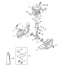 Screw IS-D5x32 for brushcutter STIHL FS 240, FS 410, FS 120, FS 460, 9075 478 4167