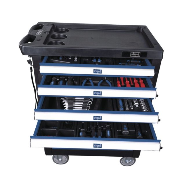 Workshop trolley with tools Scheppach TW 1000