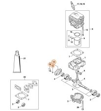 ND STIHL Unášač pre krovinorez FS 70, FS 94, HT 56, 4140 190 2010
