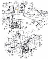 ND MTD Napínacia kladka, remenica pre záhradný traktor 756-04224