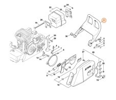 ND STIHL Kryt ruky pre reťazovú pílu MS 290, MS 310, MS 390, 029, 039, 1127 792 9100