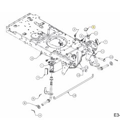 Náhradná poistka otočného čapu MTD (tlačný krúžok AA 3/4" AA) - 726-0341