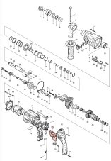 Vypínač C3VA-2LC pre elektrické náradie MAKITA HR2230, HR2460, HR2470, 650588-6