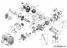 ND MTD, RIWALL Nádrž pre krovinorez RPB 510, RPB 517, RPB 420, SMART BC, 092.63.107, GC415.3-18300