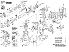 Tesnenie kladiva BOSCH GSH 5 E, GSH 5 CE, 1 611 015 050