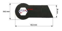 Nôž pre prevzdušňovač HECHT 5654, sada 18 ks, 565400071, 14-99056