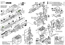 O-krúžok 62,0 × 3,0 mm pre vŕtacie kladivo BOSCH GBH 10 DC, GBH 11 DE, 1 610 210 134