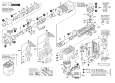 Control positioning disc for BOSCH GSH 10 C, GSH 11 E and MH 10-SE demolition hammers, 1 610 290 027