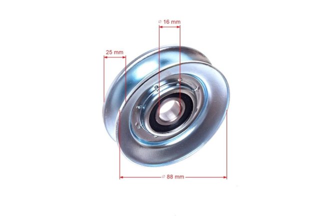 ND GP Tensioning pulley of the V-belt for the Seco Snapper V3500-3712 garden tractor