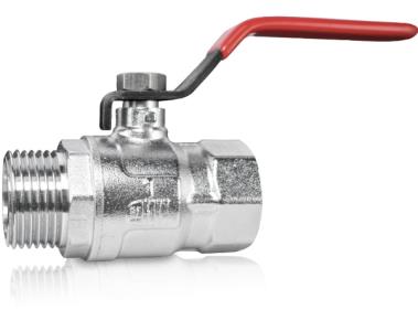 AQUATEAM ventil guľový 1/2" MF voda páka (7d)