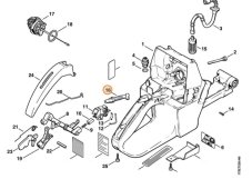 Hadicka impulzná pre reťazovú pílu STIHL MS 440, 044, MS 460, 1128 141 8600