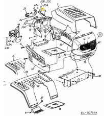 Bowden / lanko sytiča MTD 746-0616A