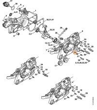 Zachytávač reťaze pre reťazovú pílu STIHL MS 261, MS 271, MS 291, 1141 656 7700