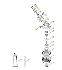 ND STIHL Prevodovka pre krovinorez FS 89, FS 111, FS 120, FS 240, 4180 640 0114