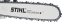 Vodiaca lišta STIHL Light 04 (Rollomatic E) 40cm, 3/8", 1,6mm, 10z, 3003 008 6113