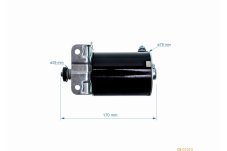 ND GP Elektrický štartér pre motory Briggs & Stratton John Deere Cub Cadet 1972-2002 7,0 PS - 18,0 PS, 390838, 391423, 392749, 394805, 491766, 497594