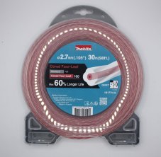 MAKITA PROFI žacia struna štvorlístok s jadrom 2,7 mm x 30m - 1917V4-0
