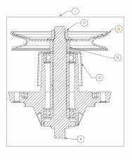 5,75 hüvelykes kés tengelyszíjkerék a MTD 756-1188 kerti traktorhoz.