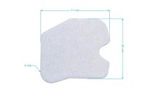 ND GP Vzduchový filter pre motorové píly Husqvarna 120MARK II 230 235 236 240 Jonsered CS2234 CS2238 McCulloch CS340 CS380, 545061801