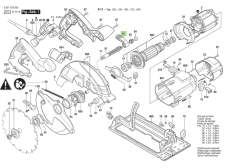 ND BOSCH Páka pre ručnú okružnú pílu GKS 190, 1 619 P06 245