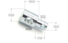 Nastavovacia objímka pre záhradný traktor MTD, RIWALL 711-0736