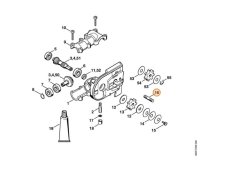 ND STIHL Skrutka závrtná pre vyvetvovaciu pílu HT 75, HT 101, 0000 953 1402