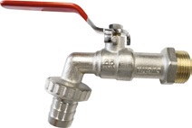 Záhradný ventil 1/2“ PROFI RR pákový s hadicovou konc.G1/2"s konc.3/4"x15mm (7c)