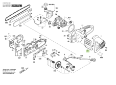 ND BOSCH Kryt ruky ochranný pre reťazovú pílu AKE 30, AKE 35, AKE 35 S, AKE 40, AKE 40 S, 2 609 001 024