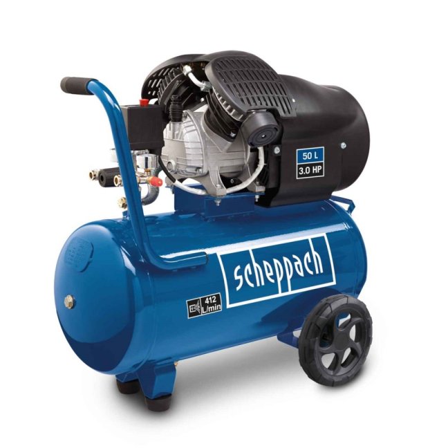 Dvojpiestný olejový kompresor 50l Scheppach HC 52 dc