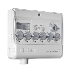 Riadiaca jednotka Claber 8060 Multipla, 6 zónová 9V