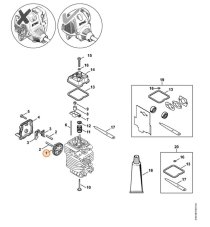 Vačkové koleso pre krovinorez STIHL FS 100, FS 130, HT 101, FS 311, 4180 030 1800