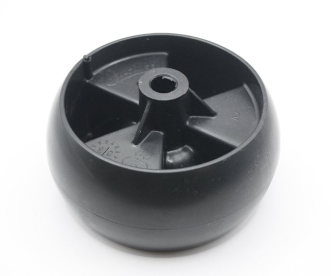 Anti-scalp wheel for MTD garden tractor, 734-04155
