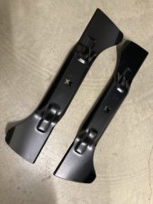 Blade set for garden tractor CUB CADET LT 105 cm, 742-04080, 742-04081, 1111-M6-0147