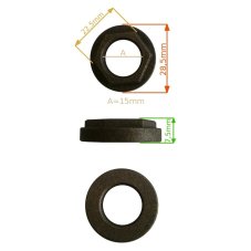 ND MTD Podložka, puzdro tyče riadenia pre záhradný traktor 741-04124