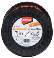 Žacia struna MAKITA špirálová v tvare štvorlístku 2,4mm 225m, E-01812